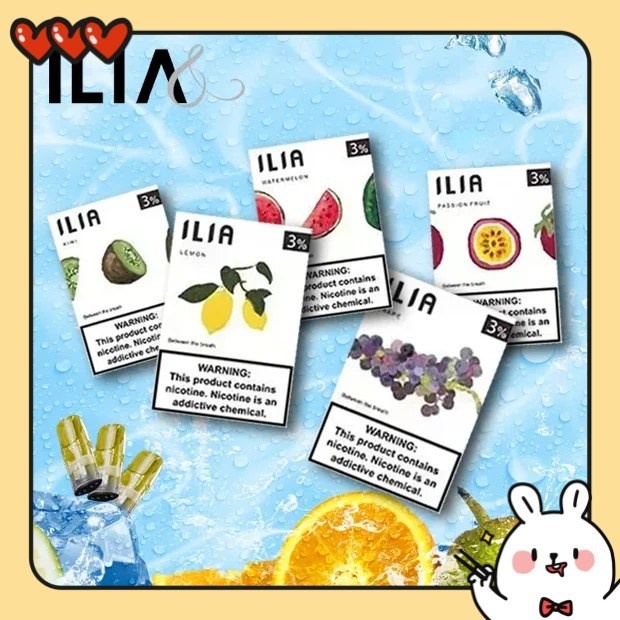 ILIA煙彈｜31種口味 哩啞一代透明發光彈/ILIA電子煙#日期10/23